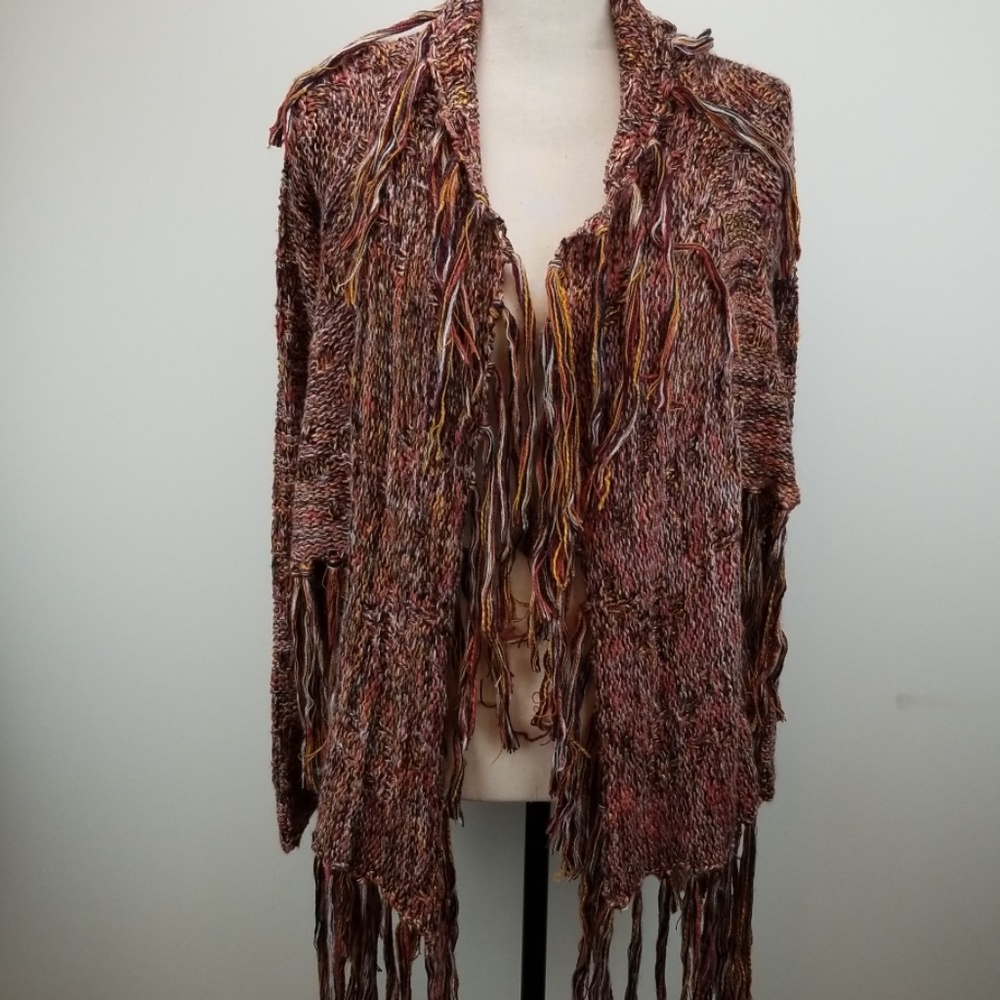 Bke Multi Colored Cropped Duster. - image 1